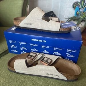 Birkenstock Arizona Taupe Suede